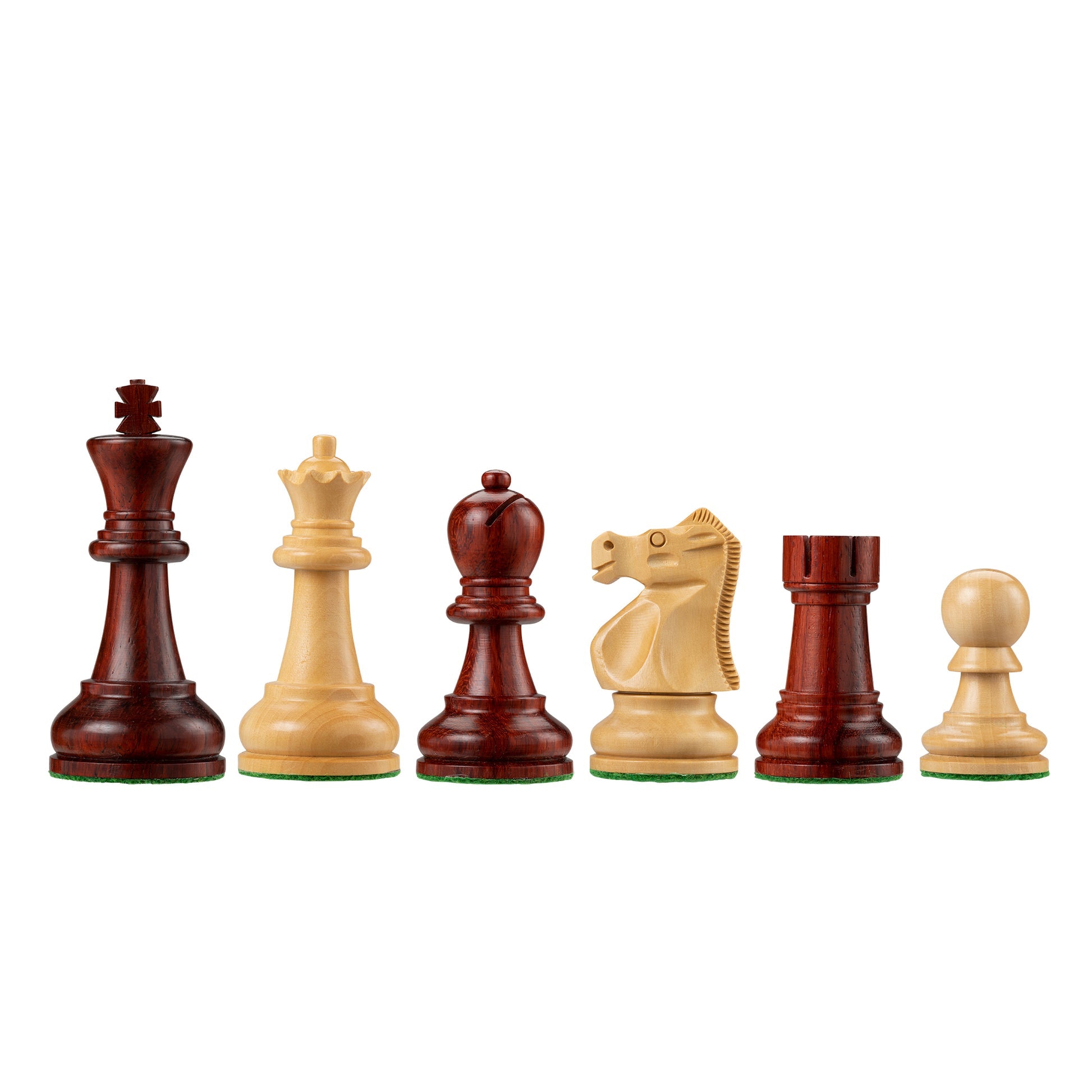 Ultimate Chess Pieces, Redwood and Boxwood, 3.75 Inch King