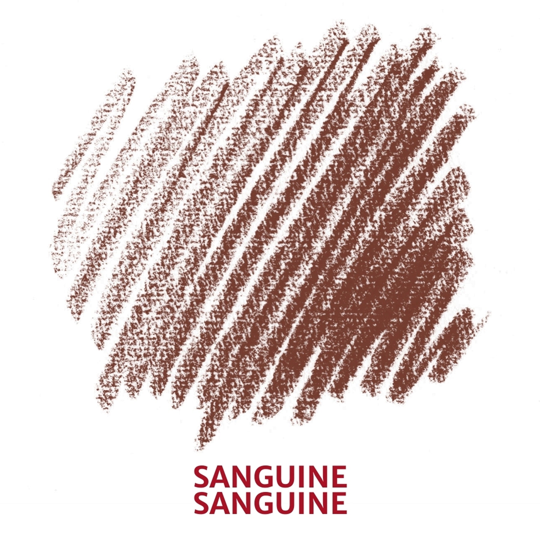 Carrés Esquisse Sketching Crayons, Sanguine (2450), Pack of 2
