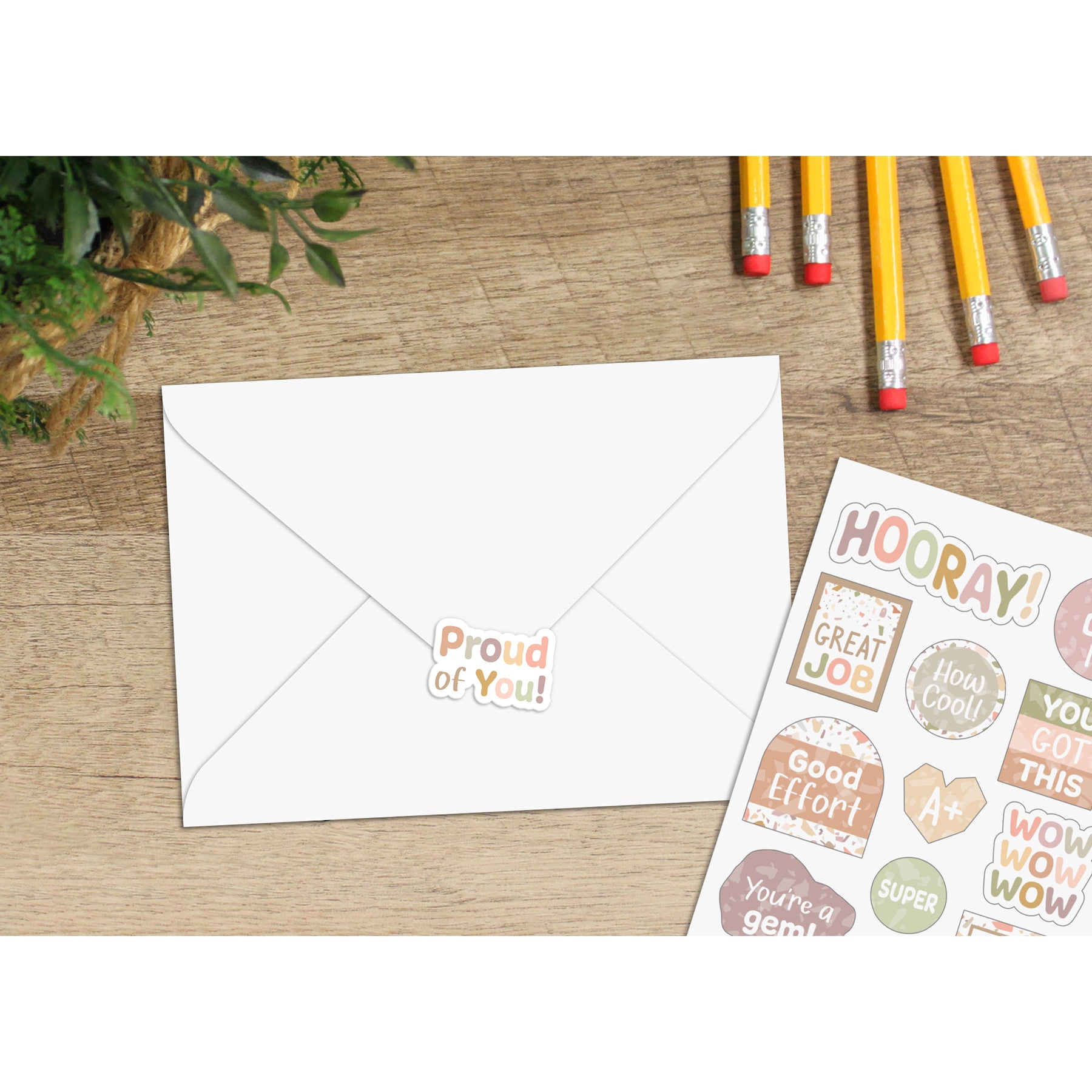 Terrazzo Tones Stickers, Pack of 120
