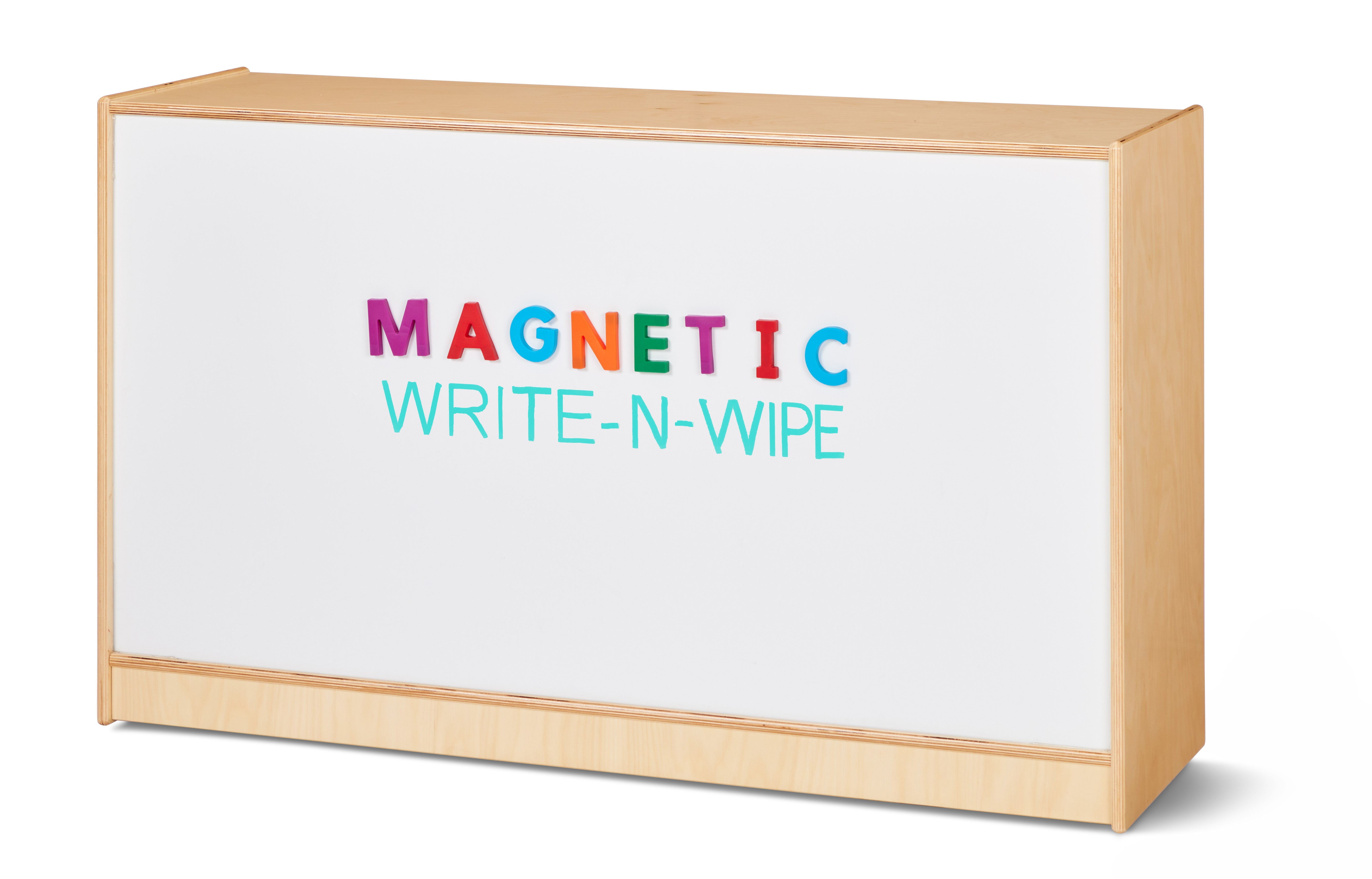 Jonti-Craft® Low Single Mobile Storage Unit - Magnetic Write-n-Wipe Back