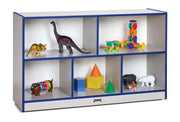 Rainbow Accents® Low Single Mobile Storage Unit - Blue