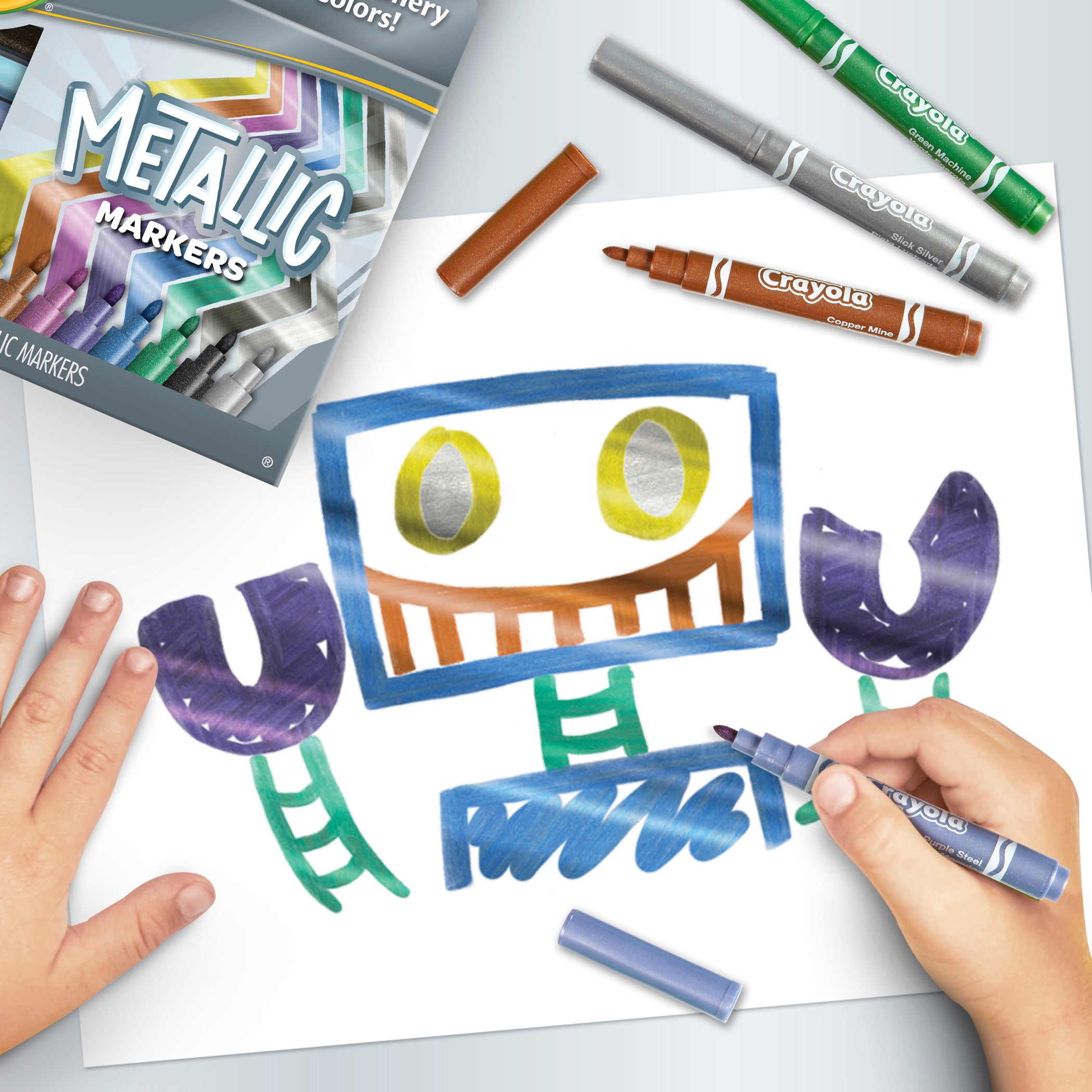 Metallic Markers, Pack of 8