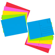 Make & Mail Postcards - 4" x 5.5" - 25 Blank, Assorted Colors
