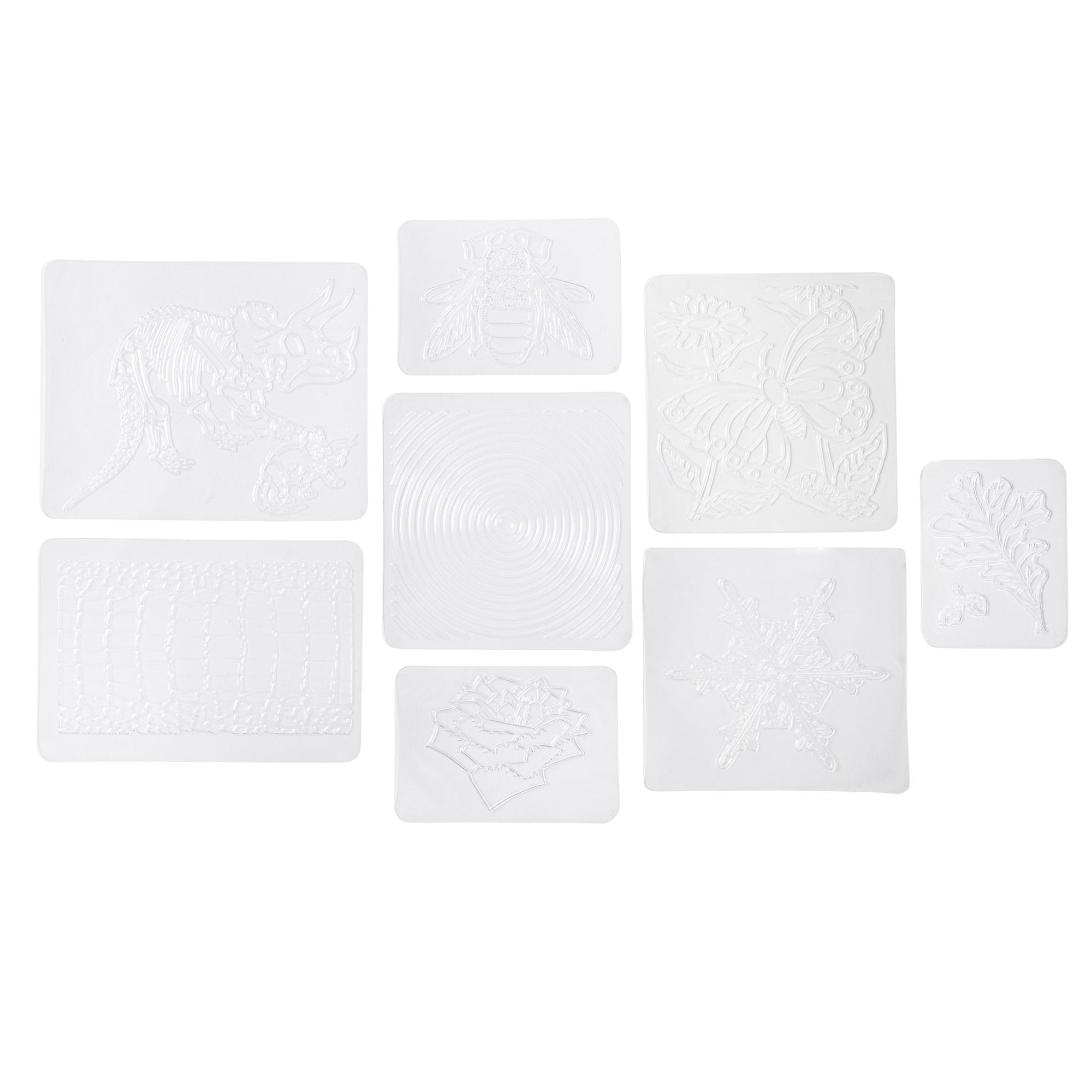 Animal Skins Rubbing Plates, Pack of 6