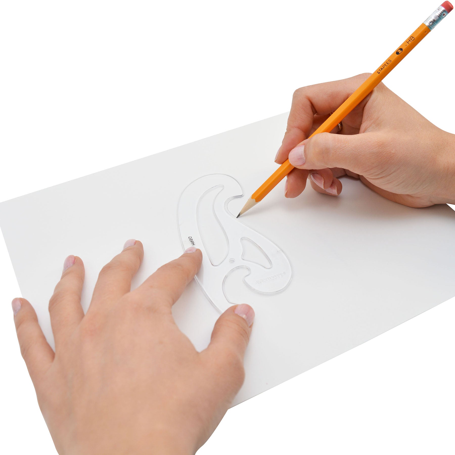 French Curves Drawing Template Set, 4 Pieces