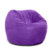 Jaxx Saxx 3 Foot Bean Bag Chair with Removable Cover, Grape