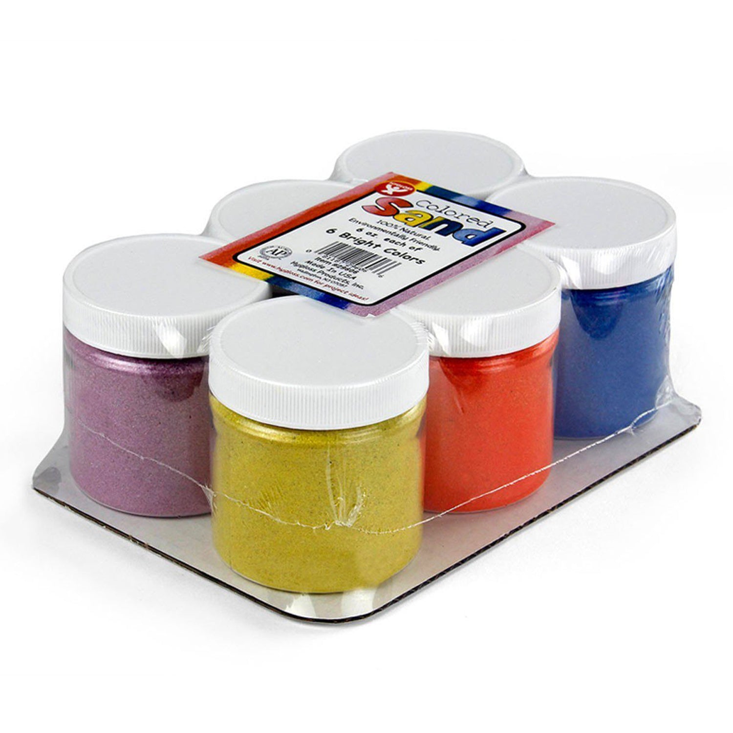 Colored Sand - 6 asst'd colors , 6 oz each