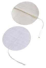 Dura-Stick Premium Electrode, 2.0" Round, stainless steel mesh, 40/pack