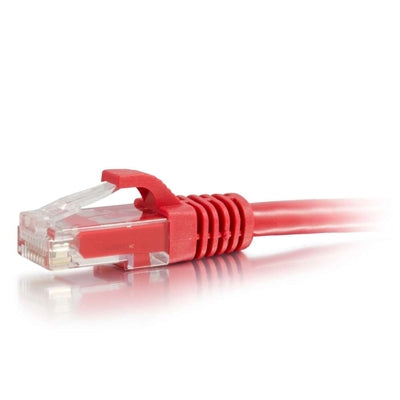 C2G-15ft Cat6 Snagless Unshielded (UTP) Network Patch Cable - Red - Category 6 for Network Device - RJ-45 Male - RJ-45 Male - 15ft - Red