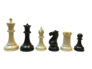 Tournament Triple Weighted Plastic Chess Pieces, 3.75 in. King