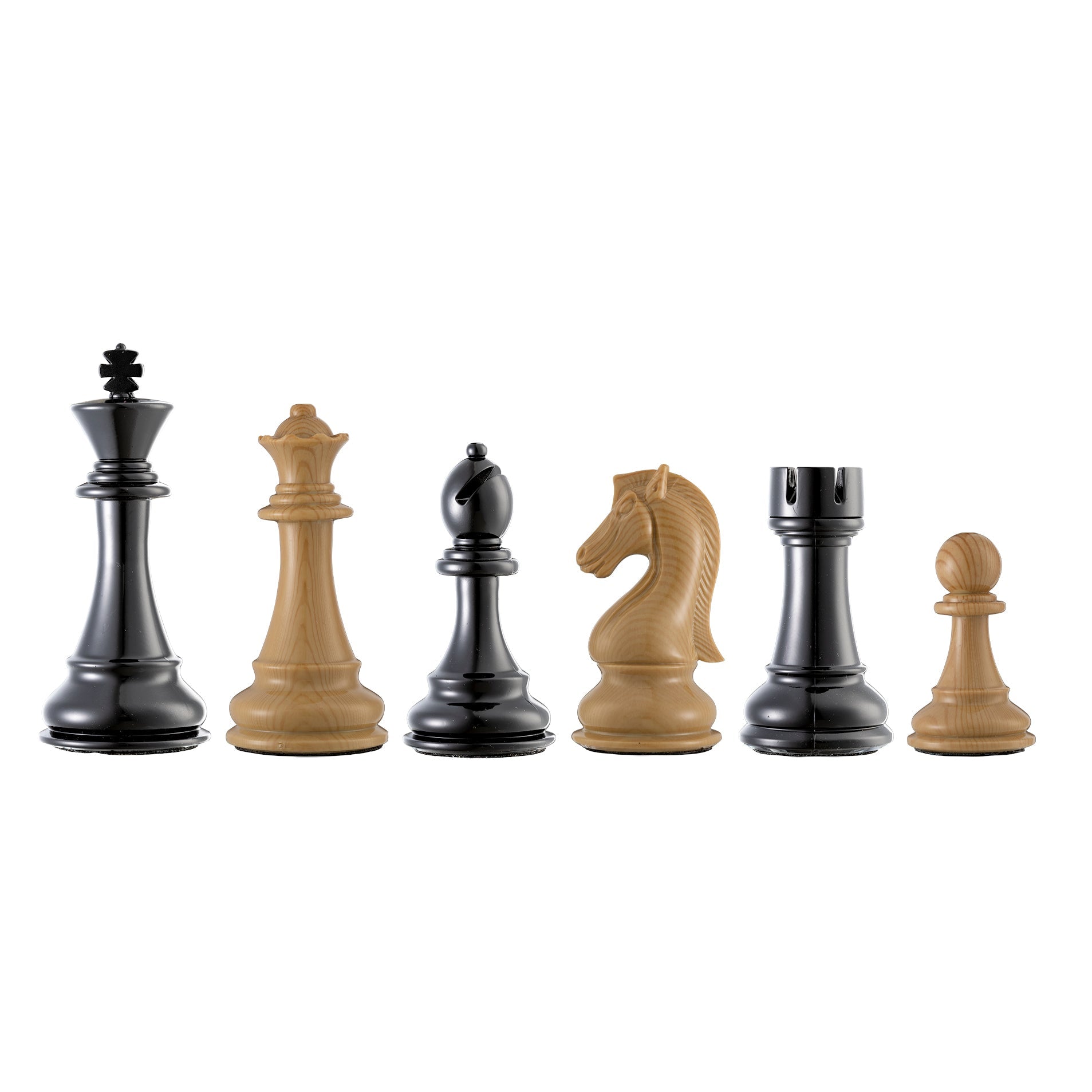 Faux Wood Chess Pieces, 4.25 in. king