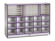 Rainbow Accents® Sectional Cubbie-Tray Mobile Unit - without Trays - Purple
