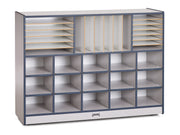Rainbow Accents® Sectional Cubbie-Tray Mobile Unit - without Trays - Navy