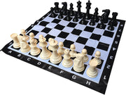 Garden Chess Set - Large 8 inch King, 35.5 inch Board