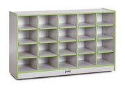 Rainbow Accents® 20 Cubbie-Tray Mobile Storage - without Trays - Key Lime Green