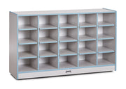 Rainbow Accents® 20 Cubbie-Tray Mobile Storage - without Trays - Coastal Blue