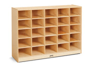 Jonti-Craft® 25 Cubbie-Tray Mobile Storage - without Trays - Magnetic Write-n-Wipe Back