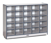 Rainbow Accents® 25 Cubbie-Tray Mobile Storage - without Trays - Navy
