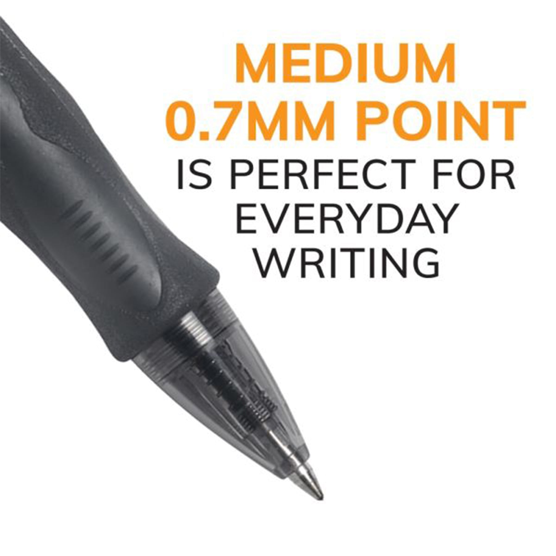 Gelocity® Original Gel Retractable Roller Ball Pen, 0.7 mm, Black