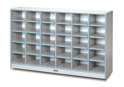 Rainbow Accents® 30 Cubbie-Tray Mobile Storage - without Trays - Coastal Blue