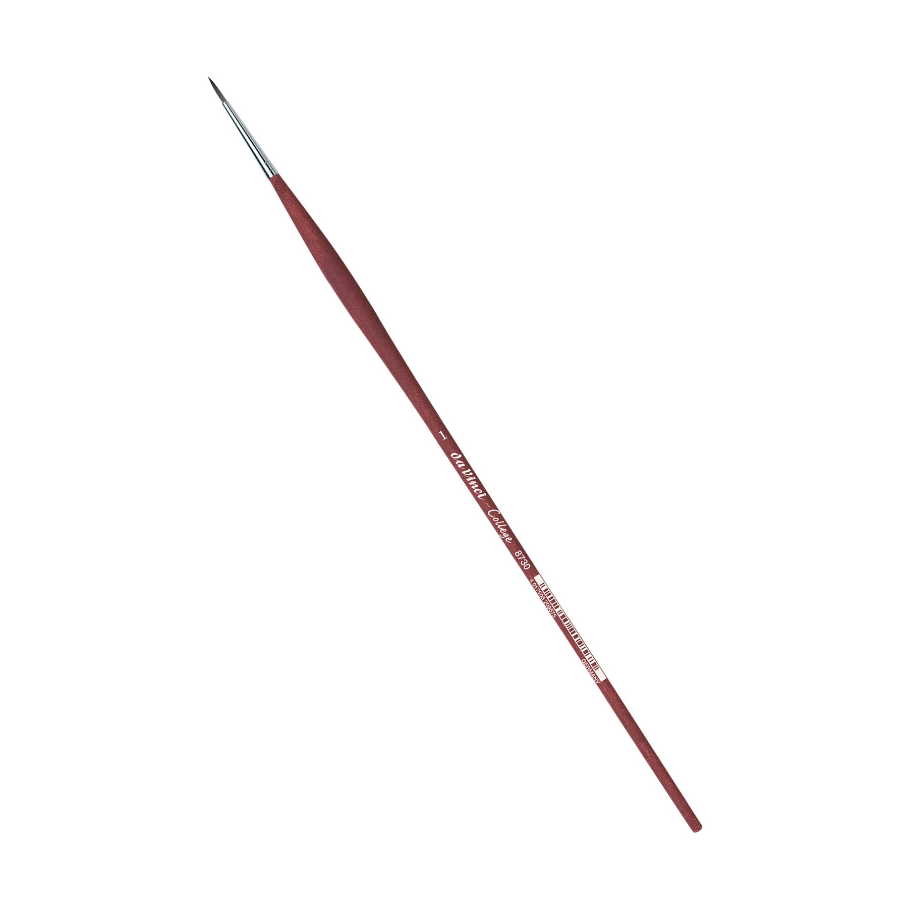 COLLEGE Student Brush, Synthetic, Acrylic & Oil, Round, Series 8730, Size 1