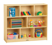 Jonti-Craft® Mega Mobile Single Storage Unit - Plywood Back