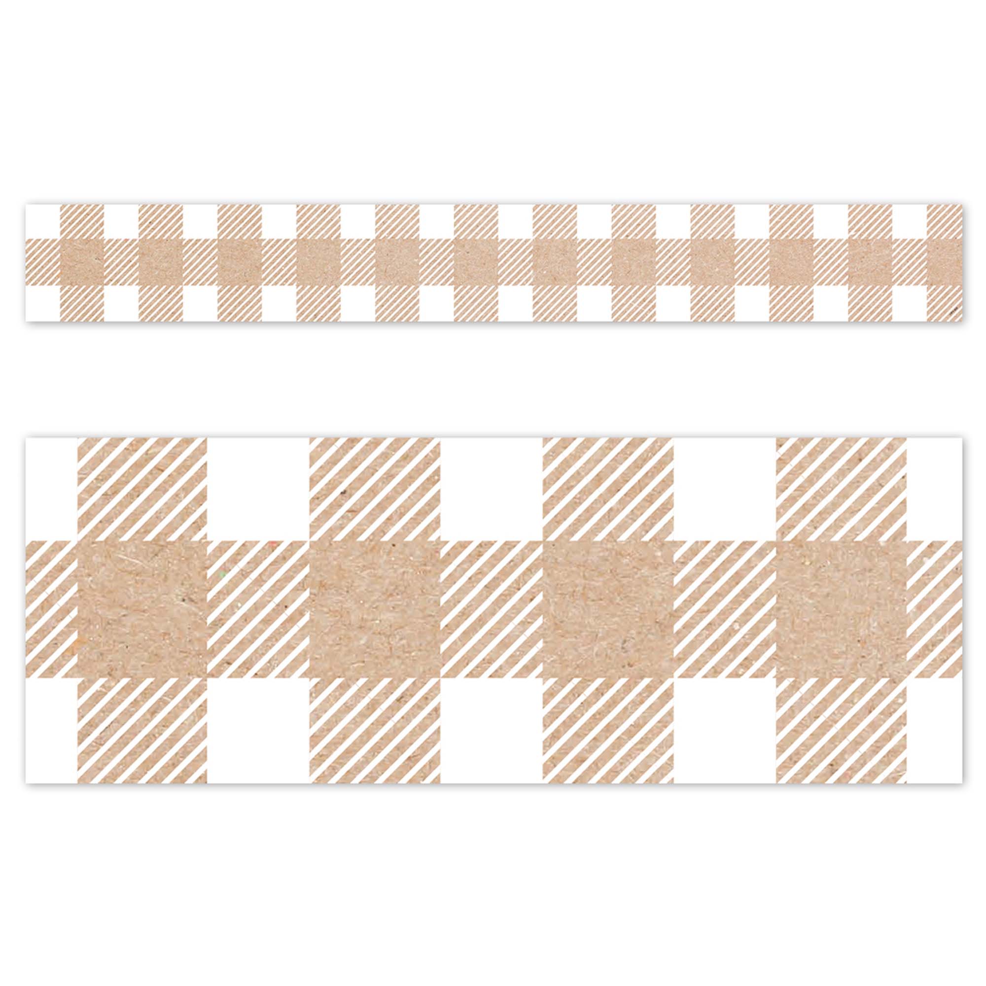 Krafty Pop Kraft Buffalo Check EZ Border, 48 Feet
