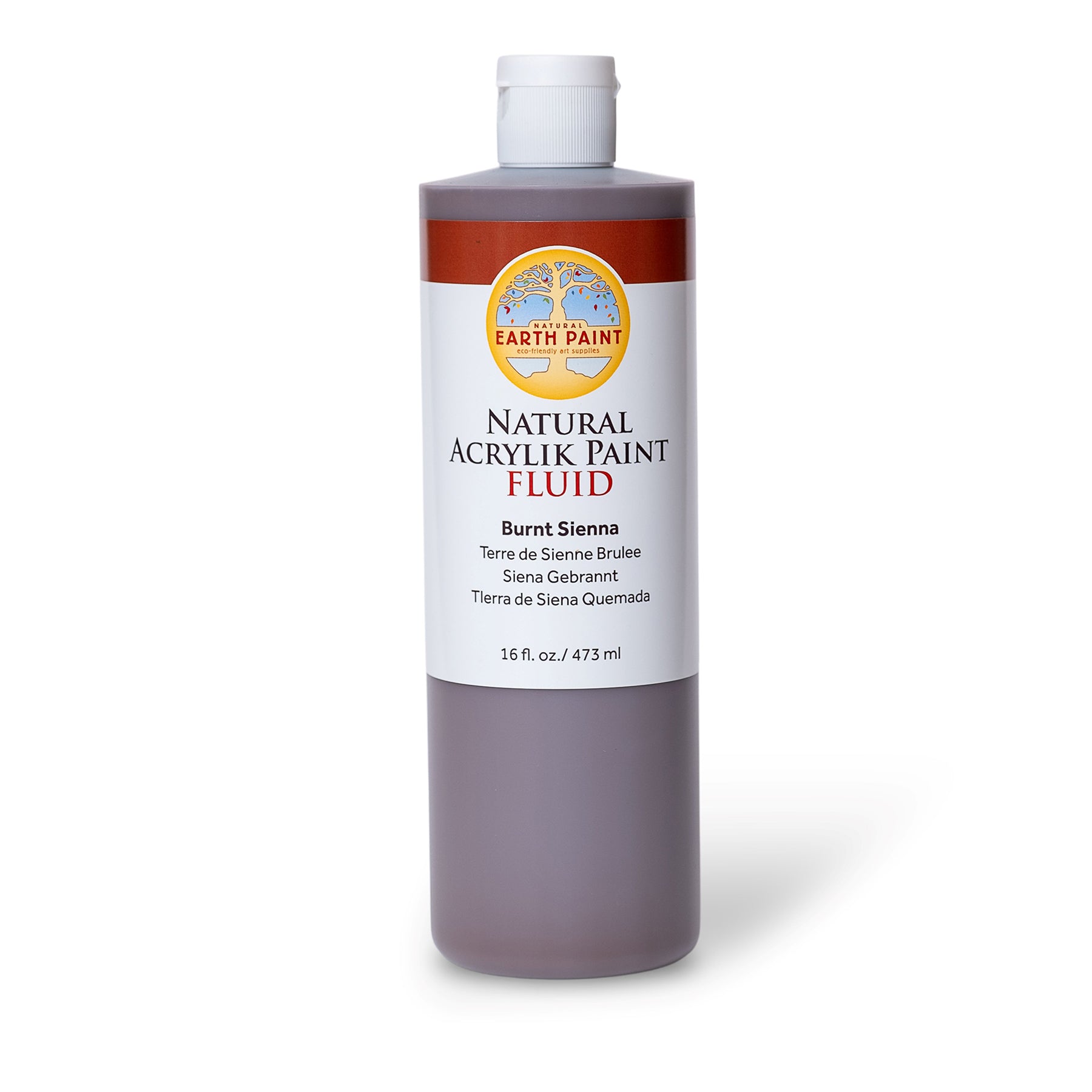 Natural Fluid Acrylik - 16 oz - Burnt Sienna