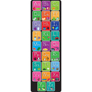 Smart Poly™, The Original Fun Mat™, Mat Runner, 15.5" x 47", Alphabet and Matching Pictures