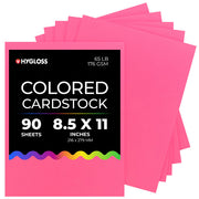 Hygloss Colored Cardstock - 11"x17", 50 sheets, Pink