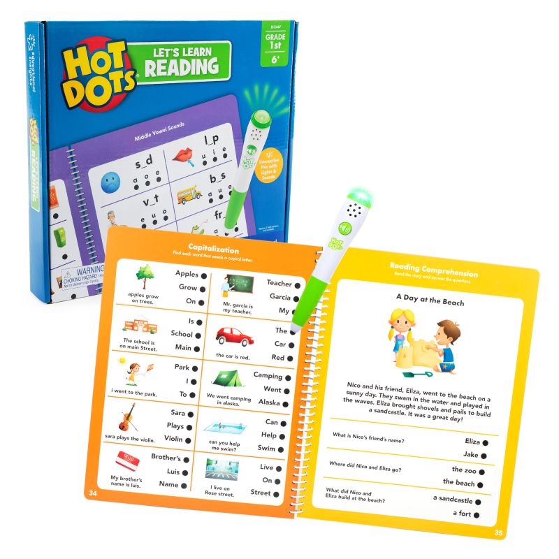 Hot Dots Let's Learn Reading - 1st Grade