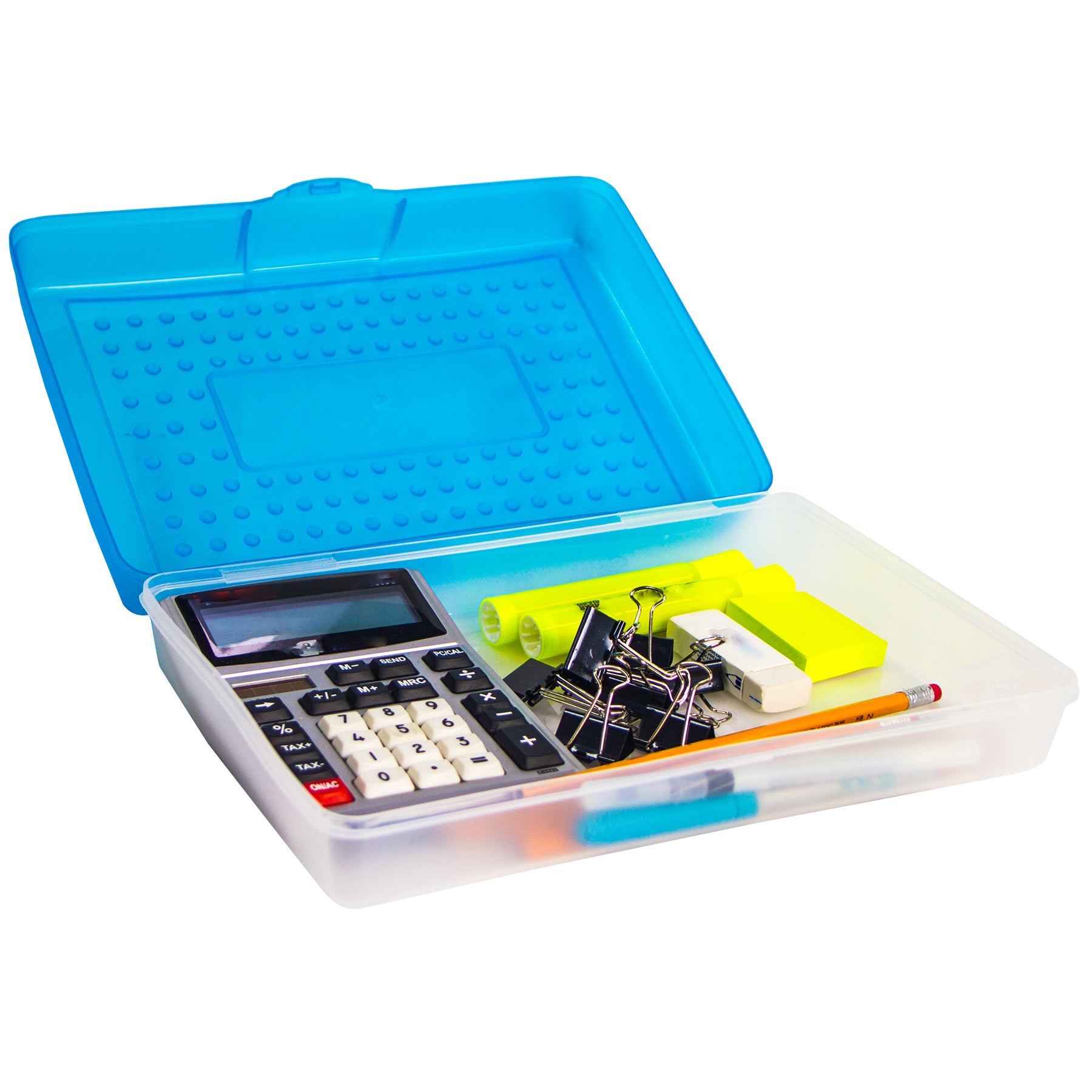 Large Pencil Box, Blue