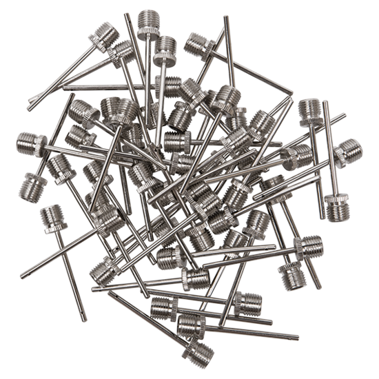 Aluminum Inflating Needles, 100 Pieces Per Poly Bag