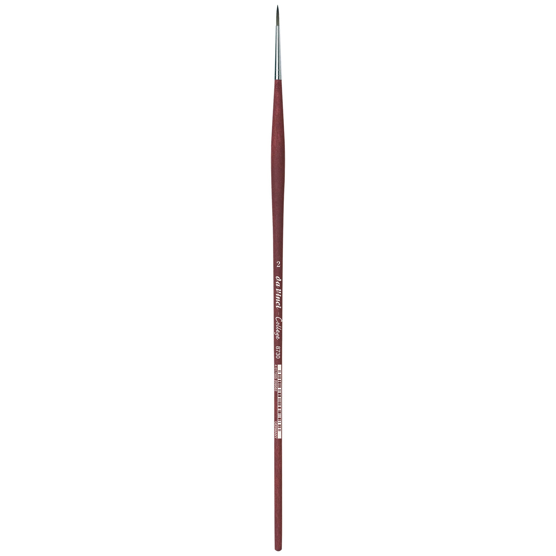 COLLEGE Student Brush, Synthetic, Acrylic & Oil, Round, Series 8730, Size 2