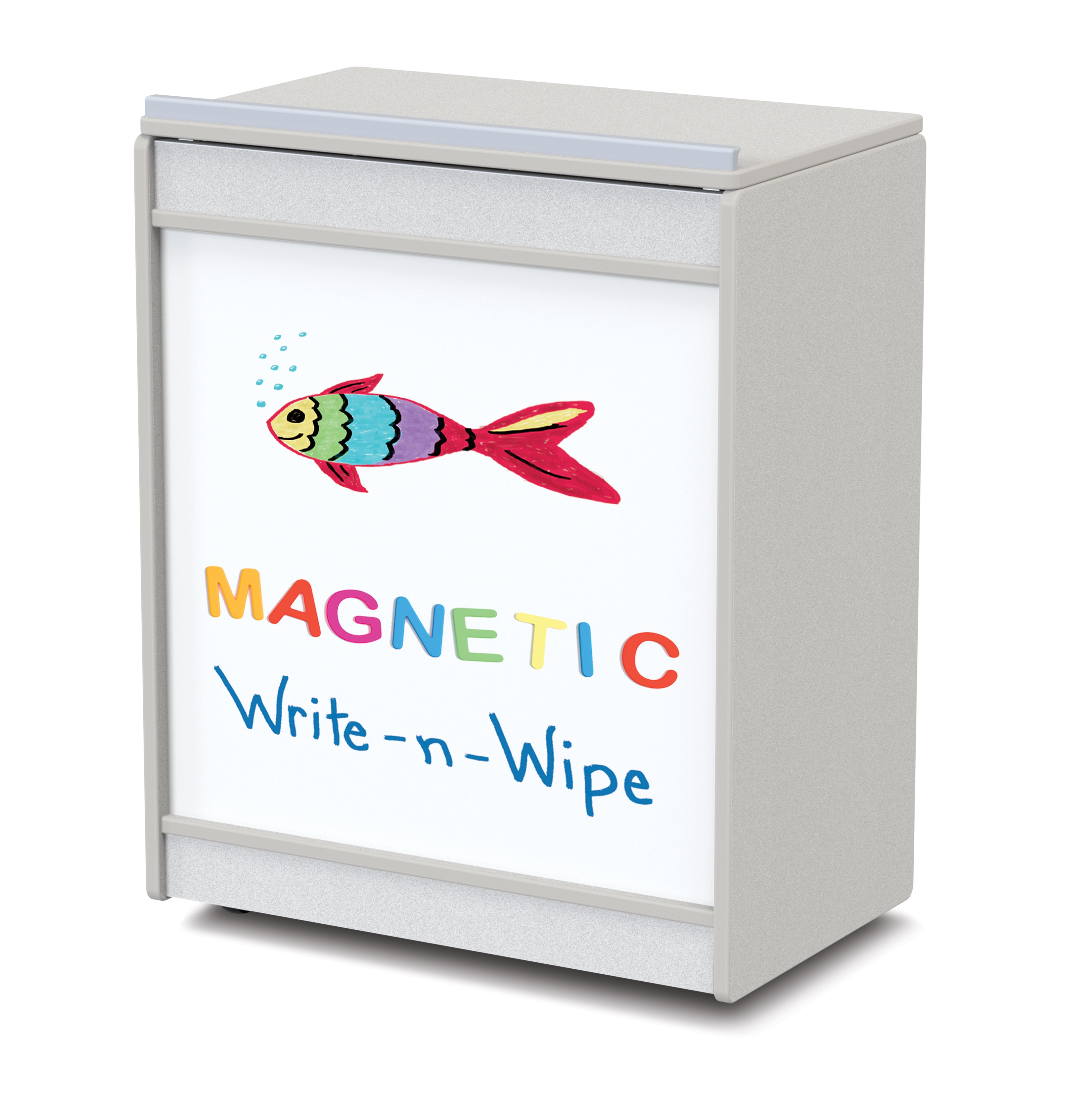 Rainbow Accents® Big Book Easel - Magnetic Write-n-Wipe  - Gray