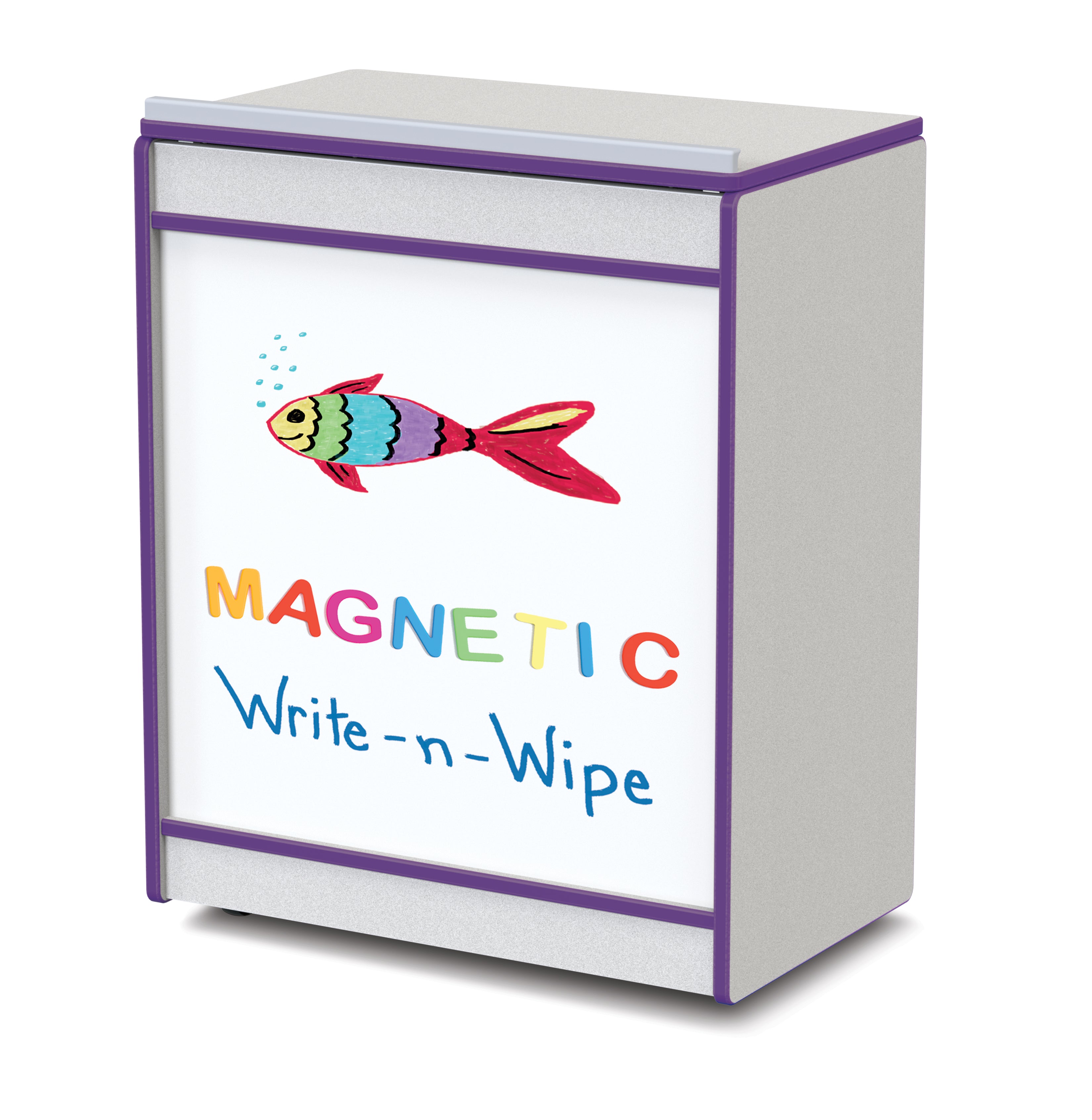Rainbow Accents® Big Book Easel - Magnetic Write-n-Wipe - Purple