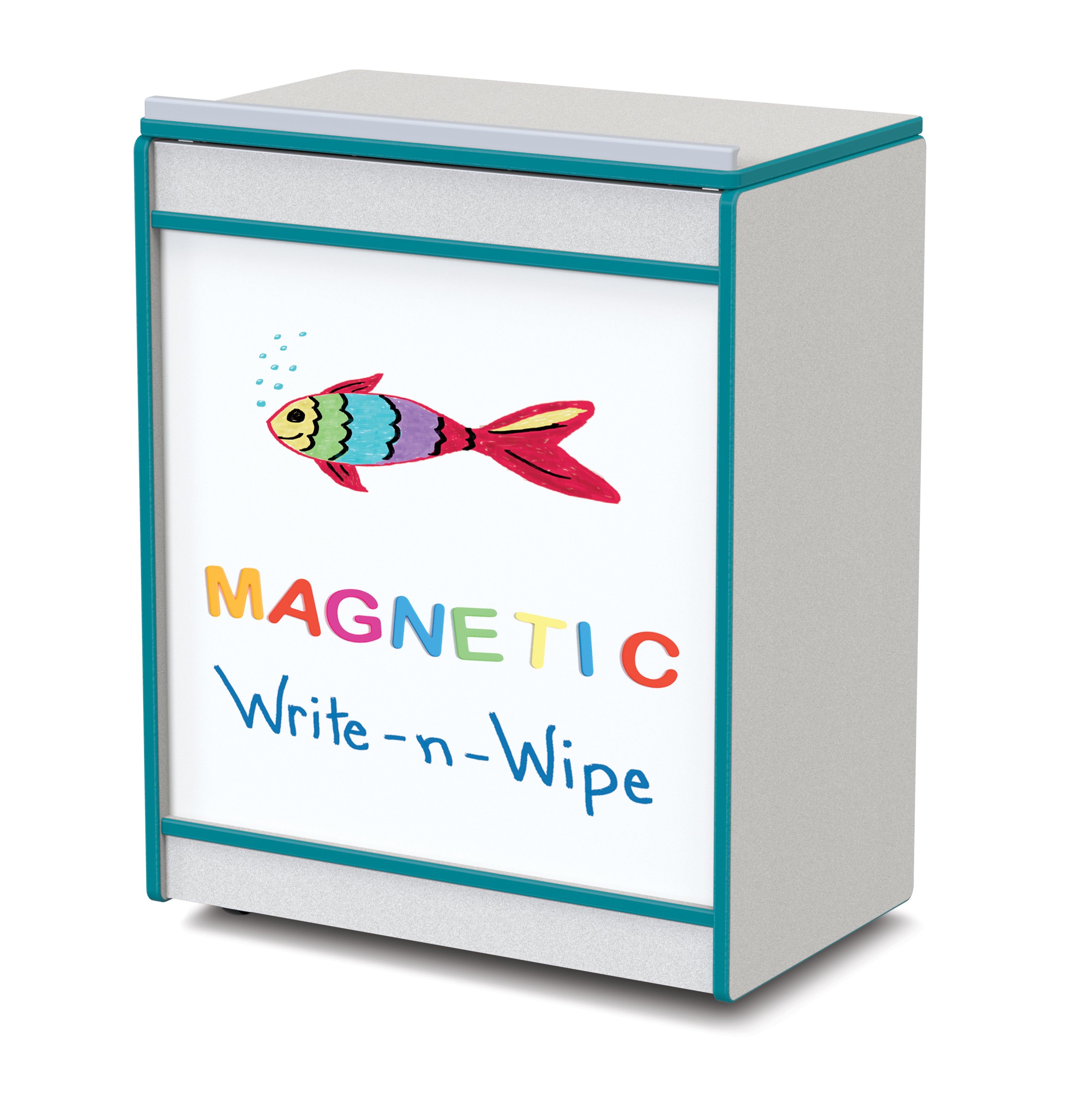 Rainbow Accents® Big Book Easel - Magnetic Write-n-Wipe - Teal