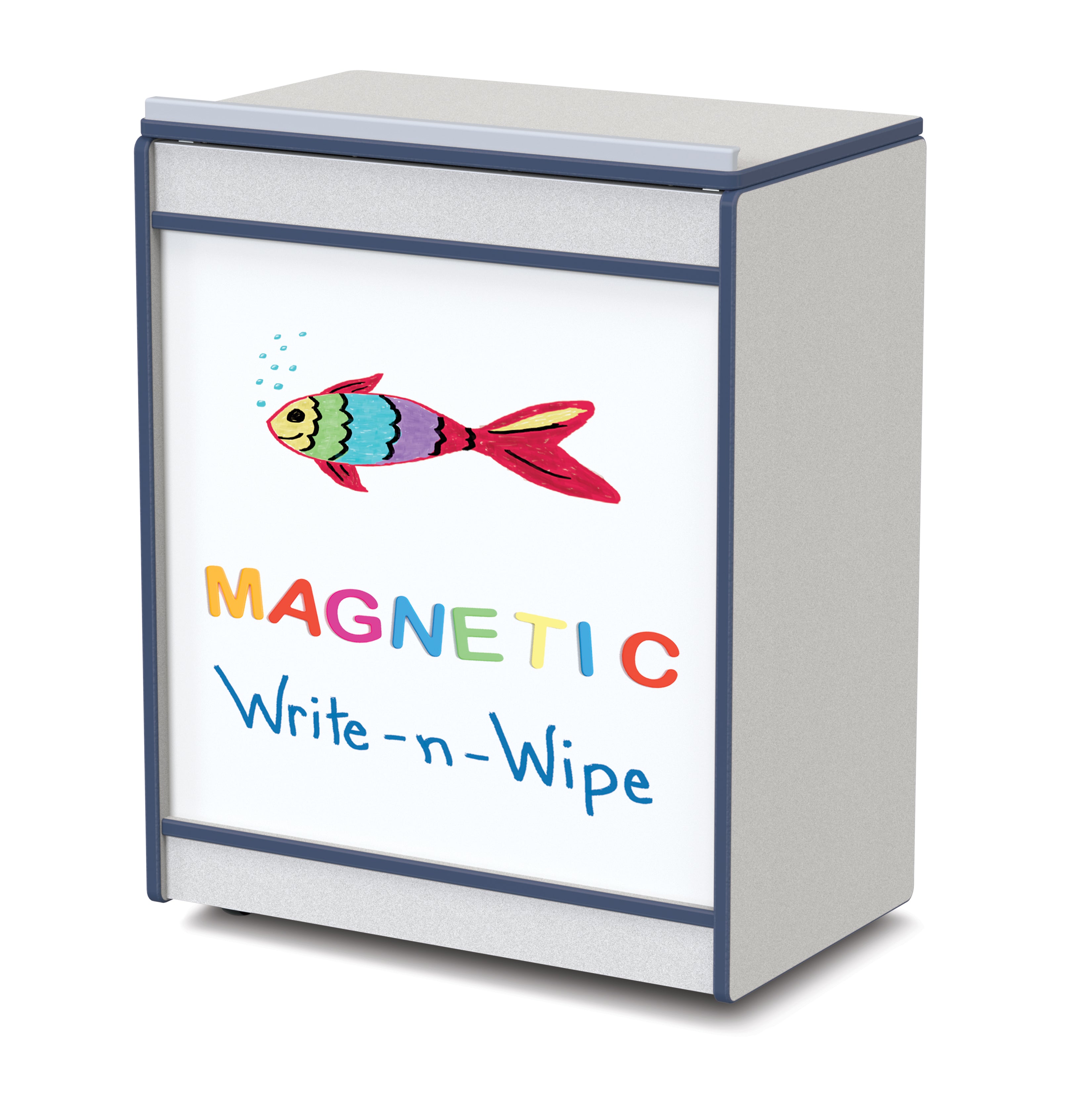 Rainbow Accents® Big Book Easel - Magnetic Write-n-Wipe - Navy