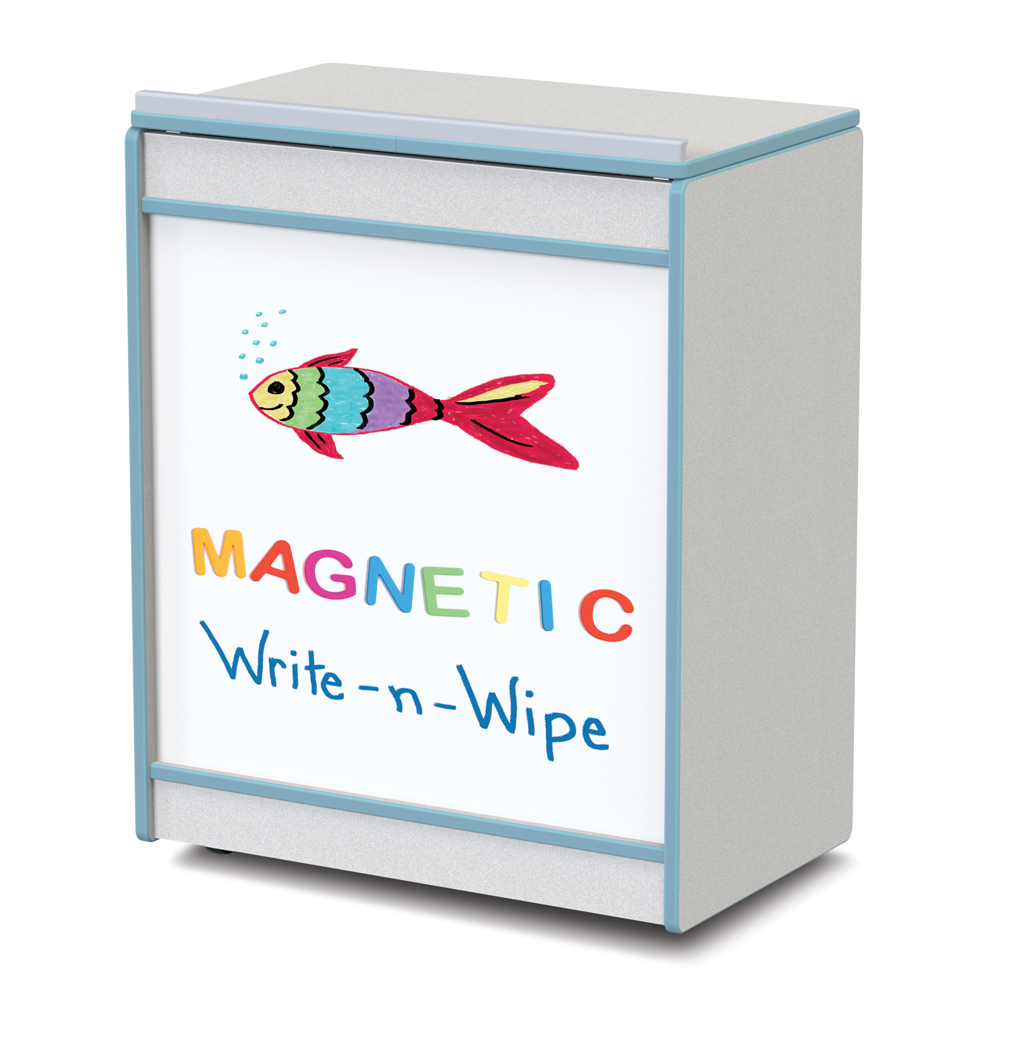 Rainbow Accents® Big Book Easel - Magnetic Write-n-Wipe - Coastal Blue