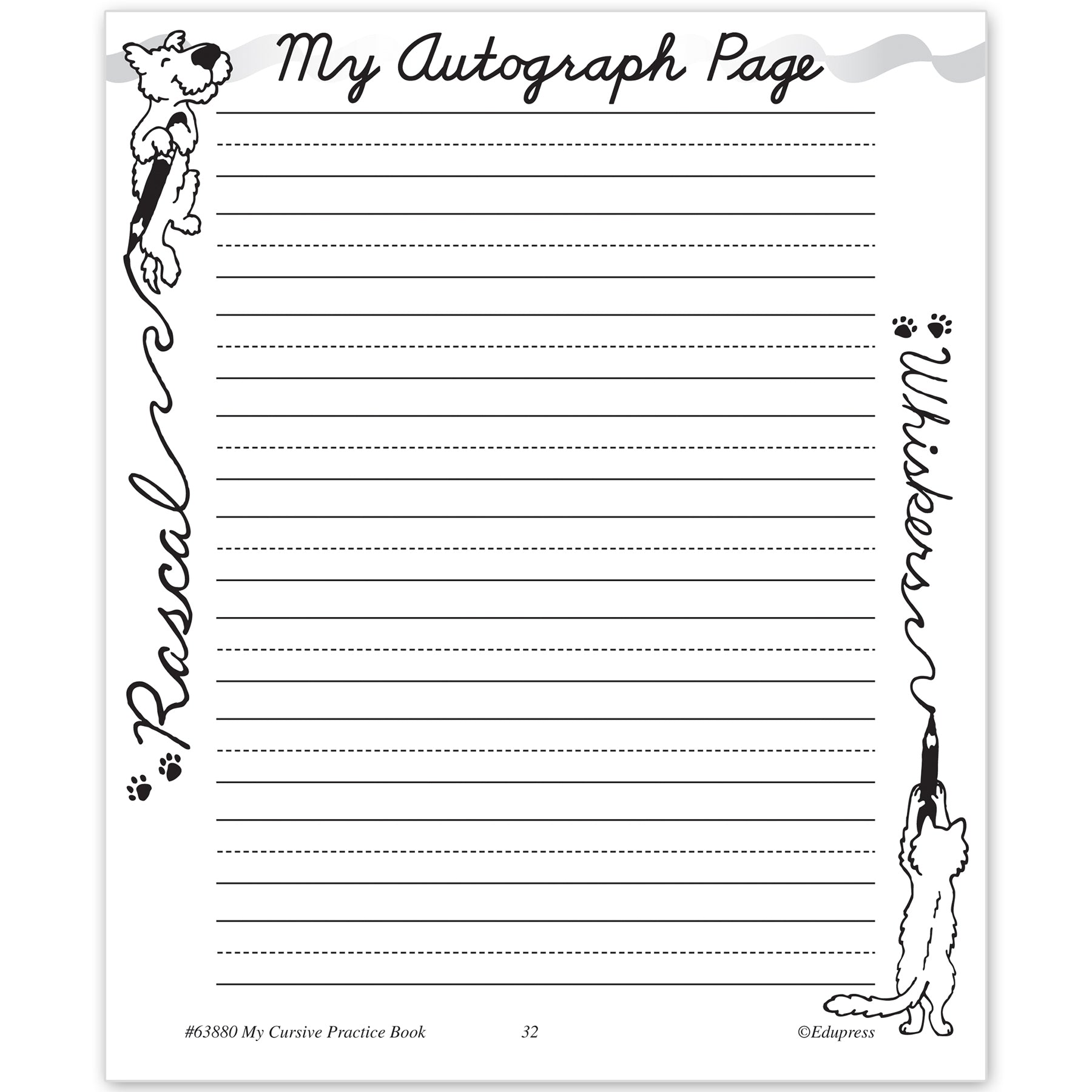 My Own Books™: My Cursive Practice Book, 25-Pack