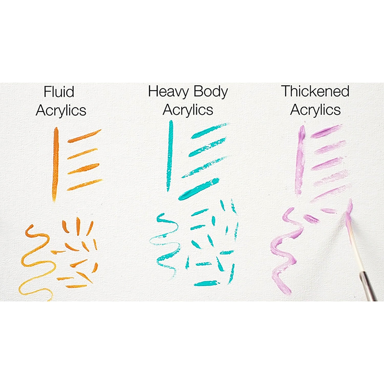 Bristlon Liner Brush Set, 5 Brushes
