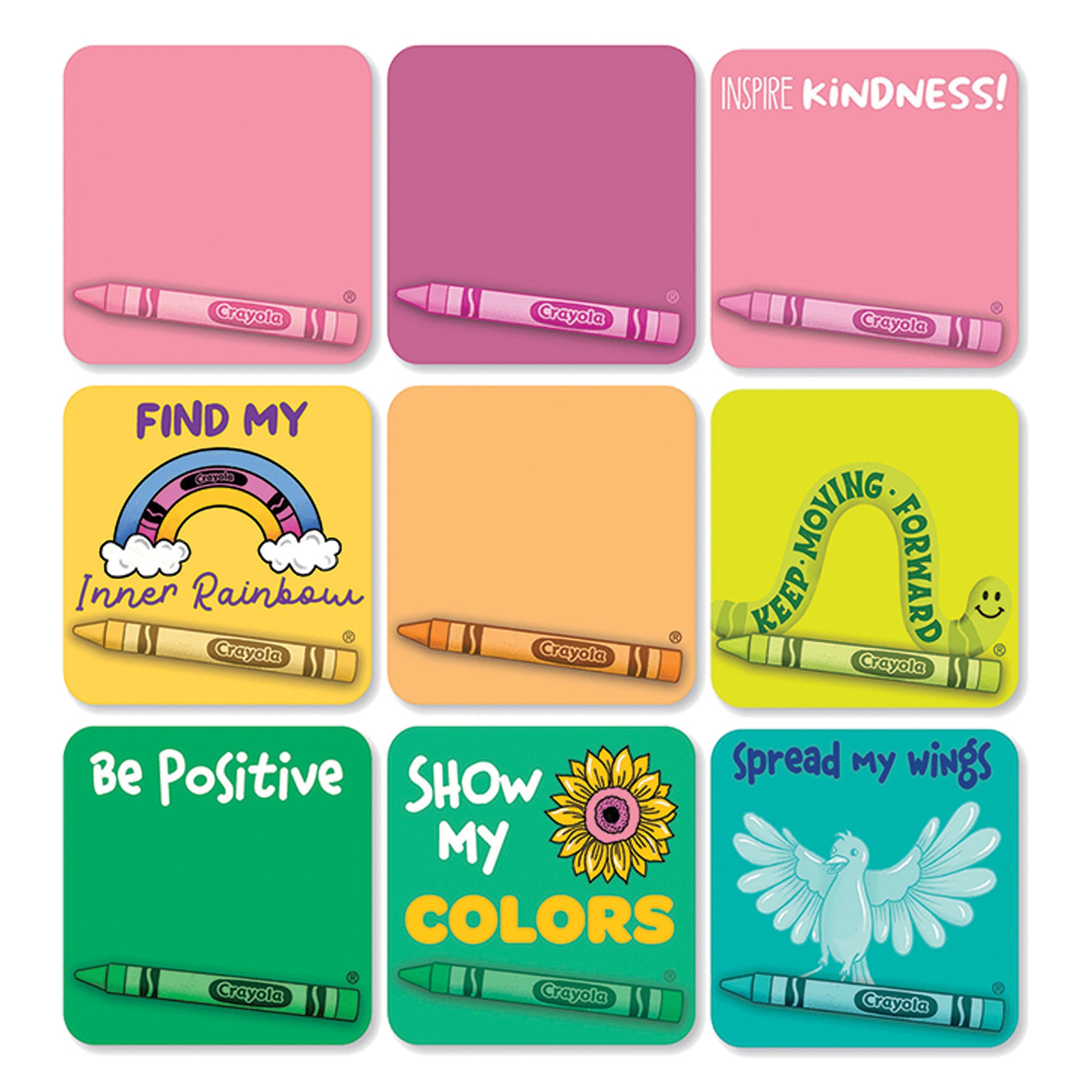 Crayola® Colors of Kindness Today I Will Mini Bulletin Board Set, Pack of 29
