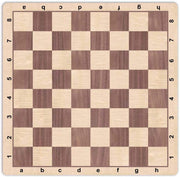 ROLL-UP Mousepad with algebraic notation in WALNUT WOOD GRAIN