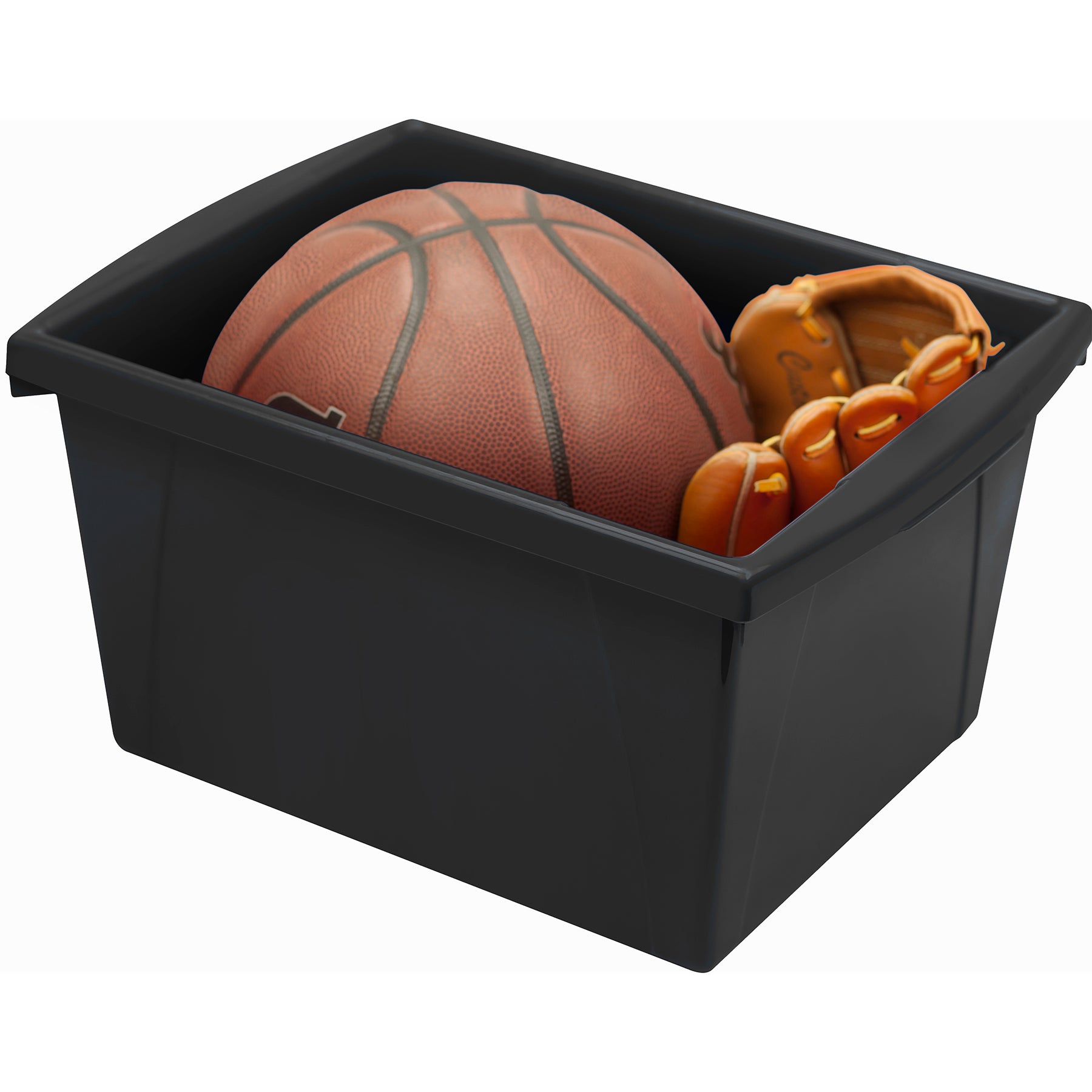 Small Classroom Storage Bin, Black