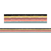 Wonderfully Wild Stripes Straight Border Trim, 35 Feet