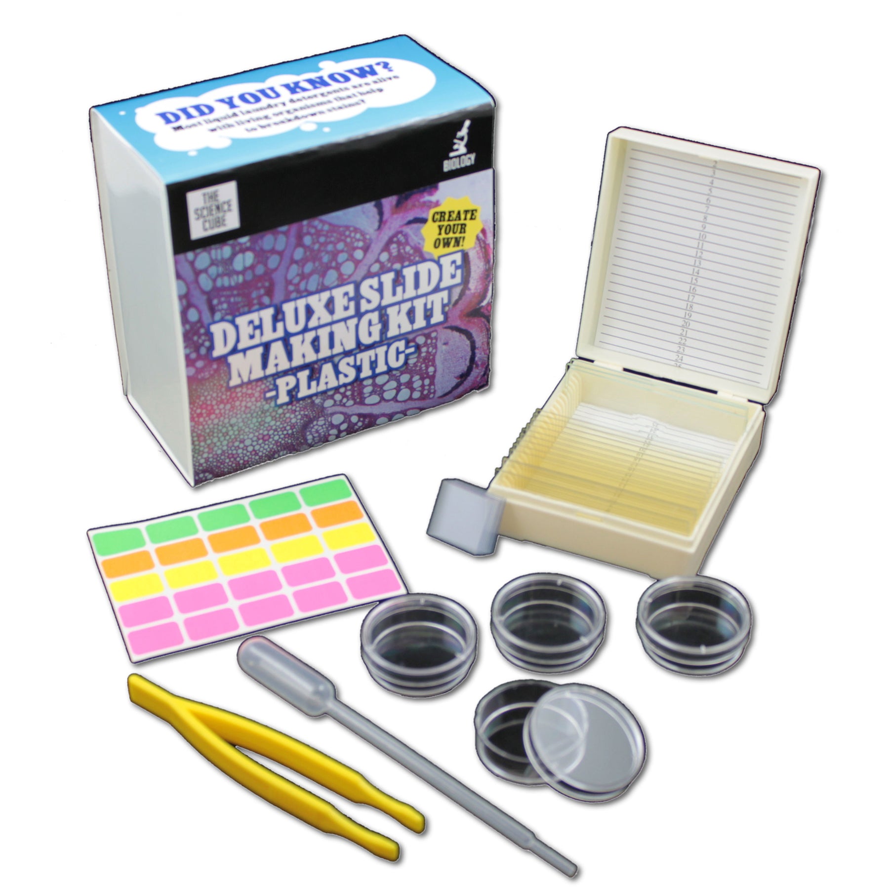 Deluxe Slide Making Combo Kit, Glass & Plastic