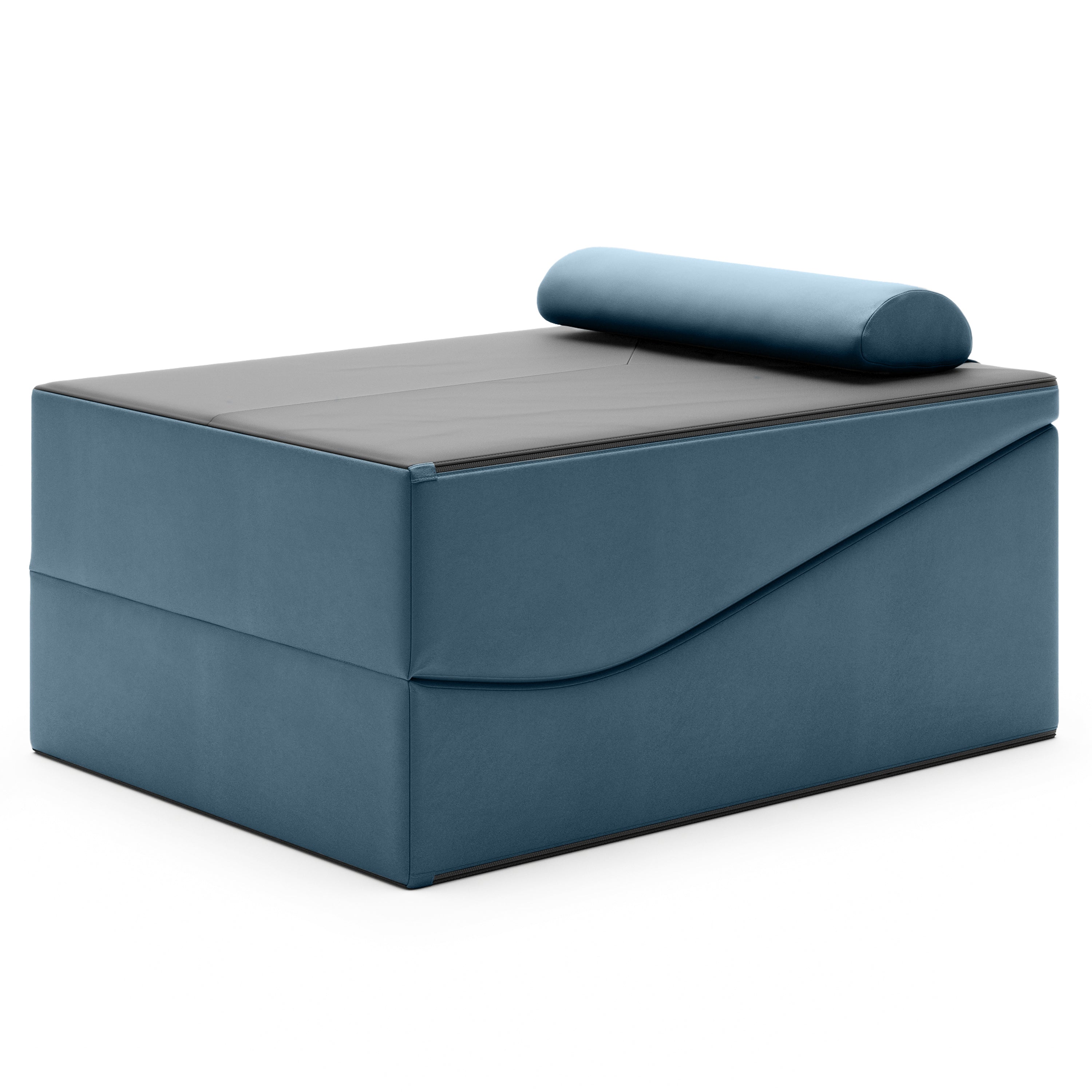 Jaxx Clermont Sun Lounger - Luxurious Waterproof Poolside Lounge & Outdoor Chaise - Sunbrella Ocean Blue