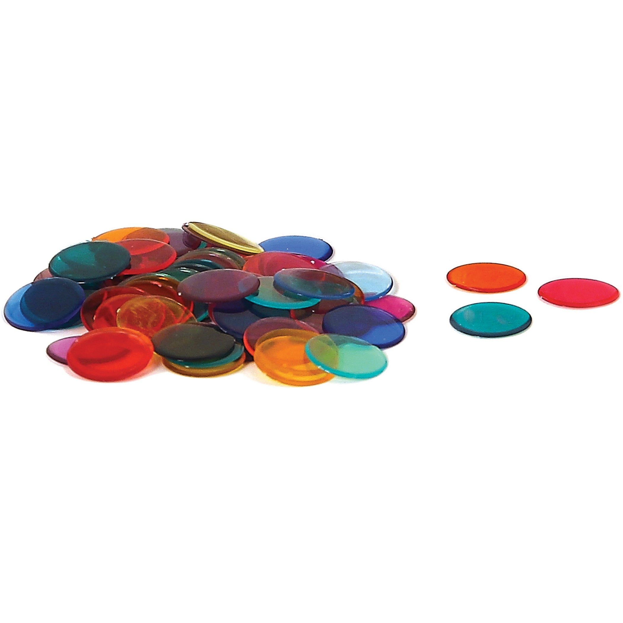 Bingo Card and Counters Set - 1000 chips and 50 Bingo colored cards