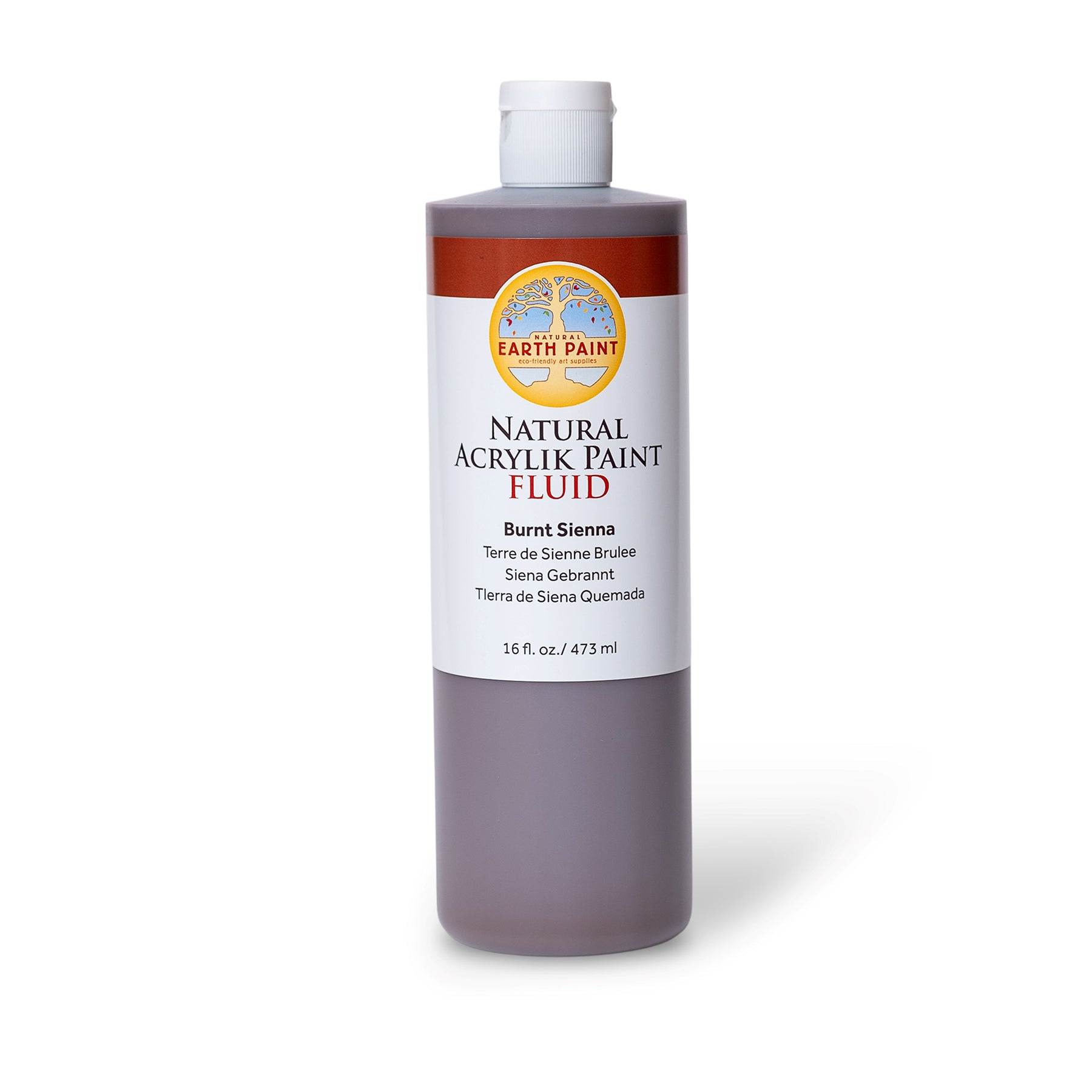 Natural Fluid Acrylik - 16 oz - Burnt Sienna