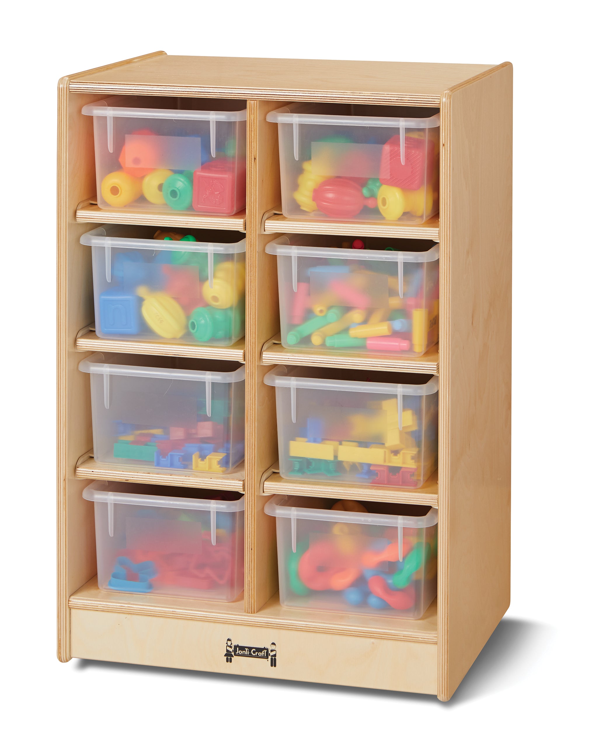 Jonti-Craft® 8 Cubbie-Tray Mobile Unit - without Trays